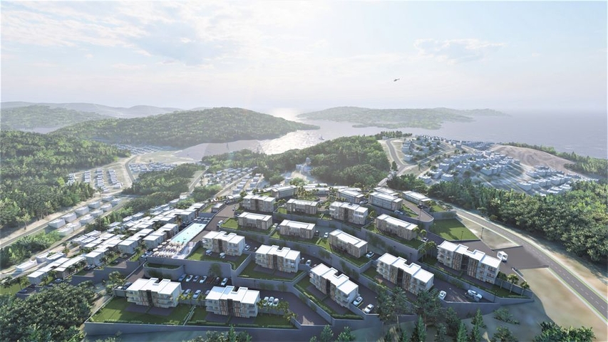 Eco-friendly villa complex with sea and forest views!