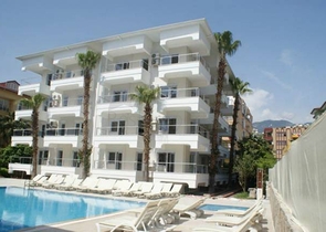 1+1 apartment for rent near Cleopatra Beach