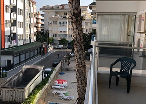 1+1 apartment for rent near Cleopatra Beach