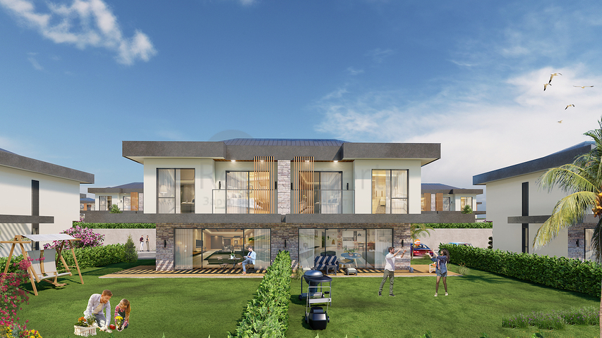 3+1 and 4+1 villas in an eco-friendly complex surrounded by coniferous forest in the area of Dortepe in the eastern part of Bodrum. 3+1 and 4+1 villas in an eco-friendly complex surrounded by coniferous forest in the area of Dortepe in the eastern part of Bodrum.