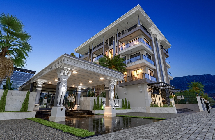 Modern Life style - 1 bedroom apt - in Kargicak / Alanya 