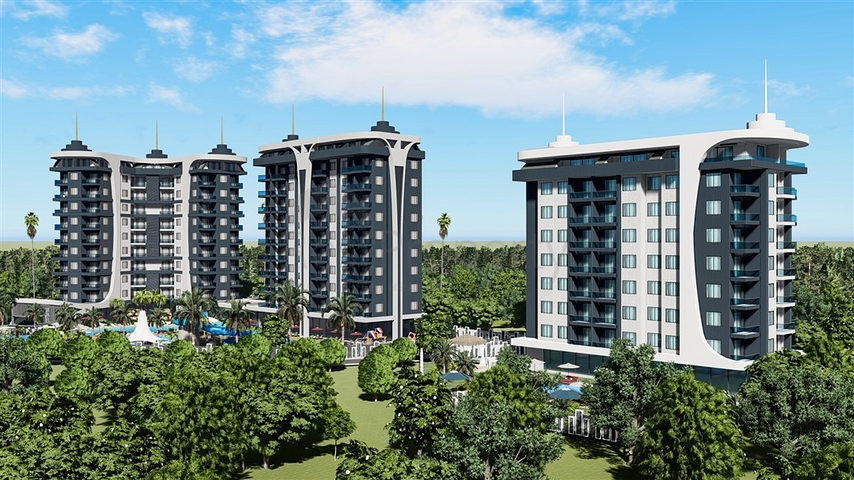 A project with hotel infrastructure in the resort area of Avsallar