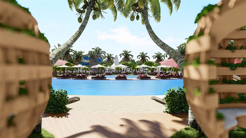 A project with hotel infrastructure in the resort area of Avsallar