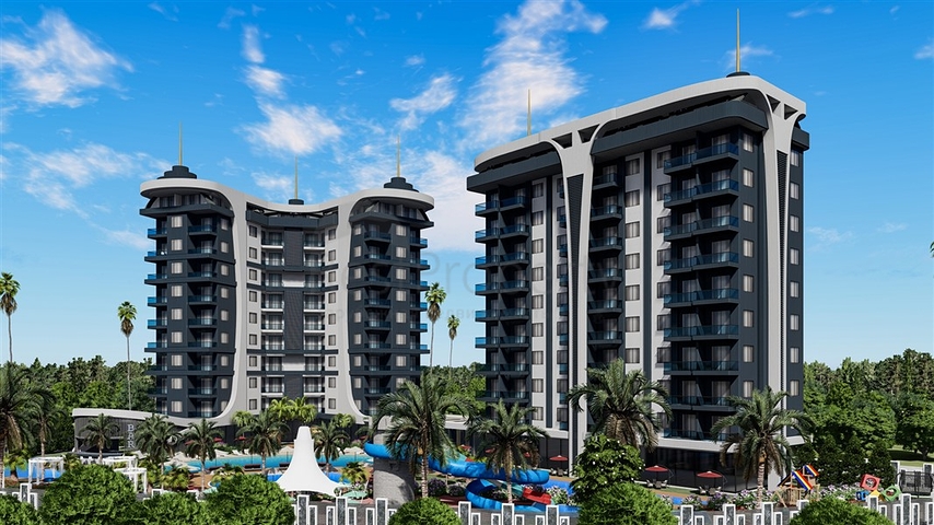 A project with hotel infrastructure in the resort area of Avsallar