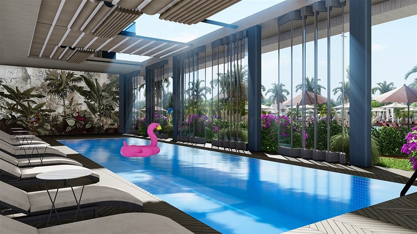 A project with hotel infrastructure in the resort area of Avsallar