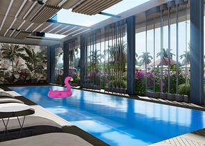 A project with hotel infrastructure in the resort area of Avsallar