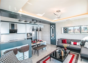 View apartment on the first line of the premium complex