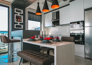 View apartment on the first line of the premium complex