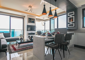 View apartment on the first line of the premium complex