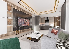 Amazing 2+1 penthouse for sale in the Mahmutlar area 