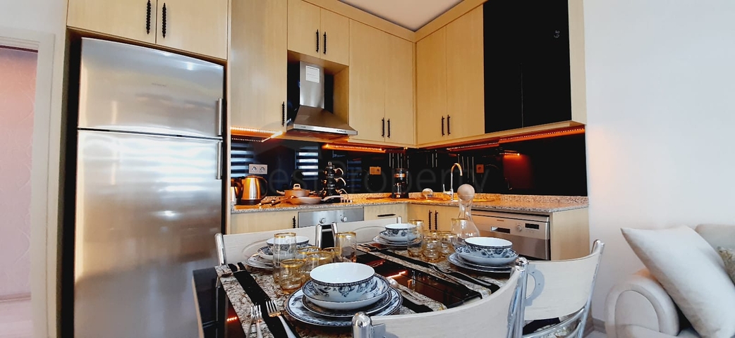 Garden and pool view - 2 bedroom apt - fully furnished -Mahmutlar / Alanya 