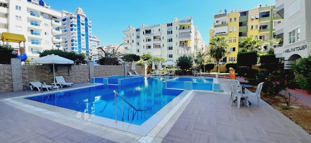 Garden and pool view - 2 bedroom apt - fully furnished -Mahmutlar / Alanya 