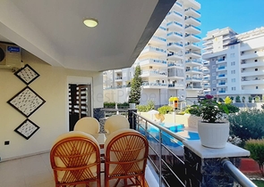 Garden and pool view - 2 bedroom apt - fully furnished -Mahmutlar / Alanya 