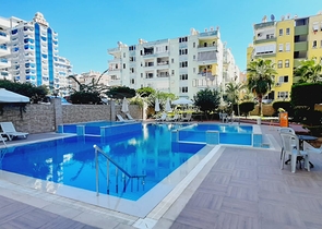 Garden and pool view - 2 bedroom apt - fully furnished -Mahmutlar / Alanya 