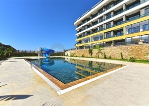 Sea and Castle view - investor deal - 1 bedroom apt - in Oba / Alanya 
