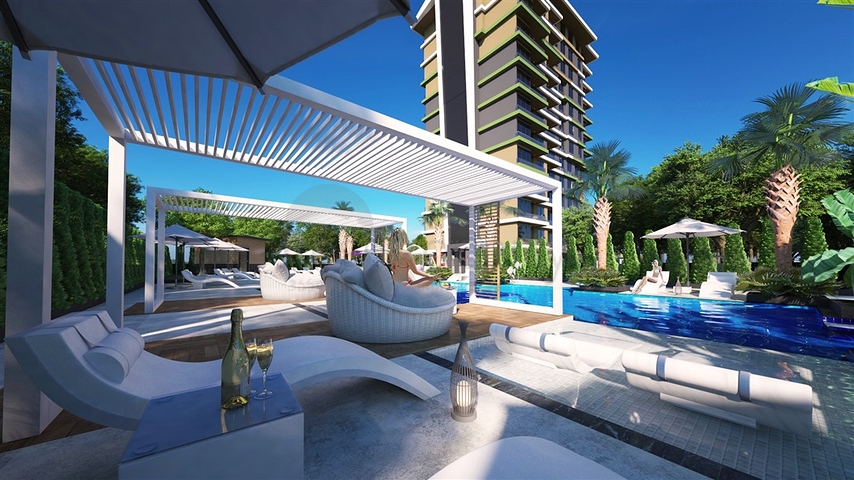 Premium residential complex in Mahmutlar