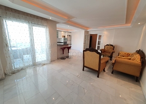 Apartment 2+1 on the first coastline in Tosmura