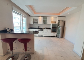 Apartment 2+1 on the first coastline in Tosmura