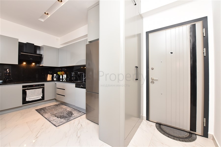 1+1 apartment with sea view in a new complex