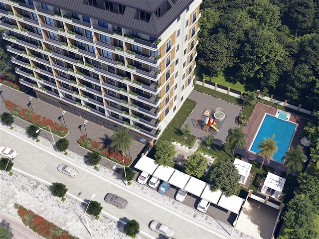 New residential complex in Mahmutlar district