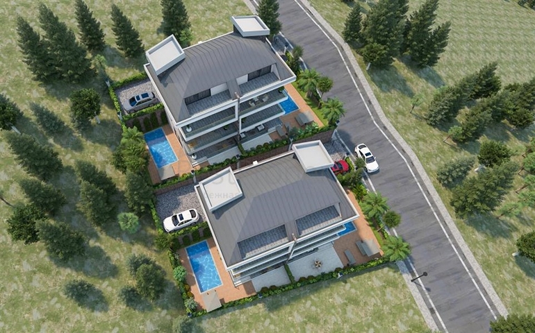 Villas for sale with installment payment plan - Kargicak / Alanya 