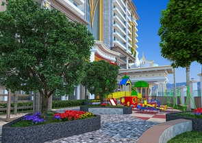 Premium 1+1 apartment in Mahmutlar with private terrace 