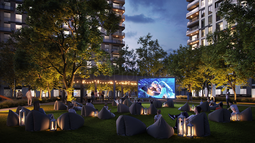 The project offers a serene lifestyle in the embrace of nature