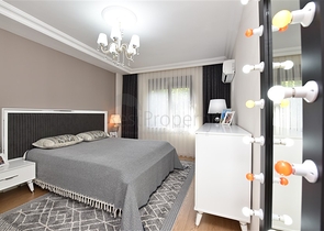 3+1 apartment with separate kitchen in the center of Alanya