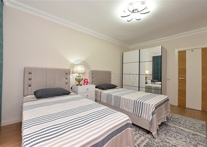 3+1 apartment with separate kitchen in the center of Alanya