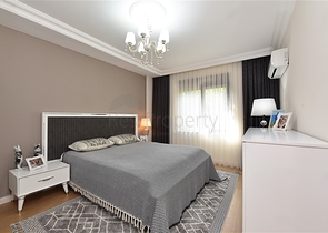 3+1 apartment with separate kitchen in the center of Alanya