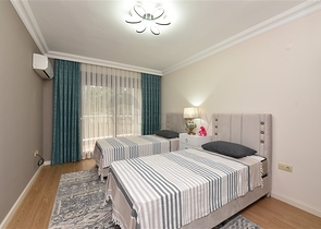 3+1 apartment with separate kitchen in the center of Alanya