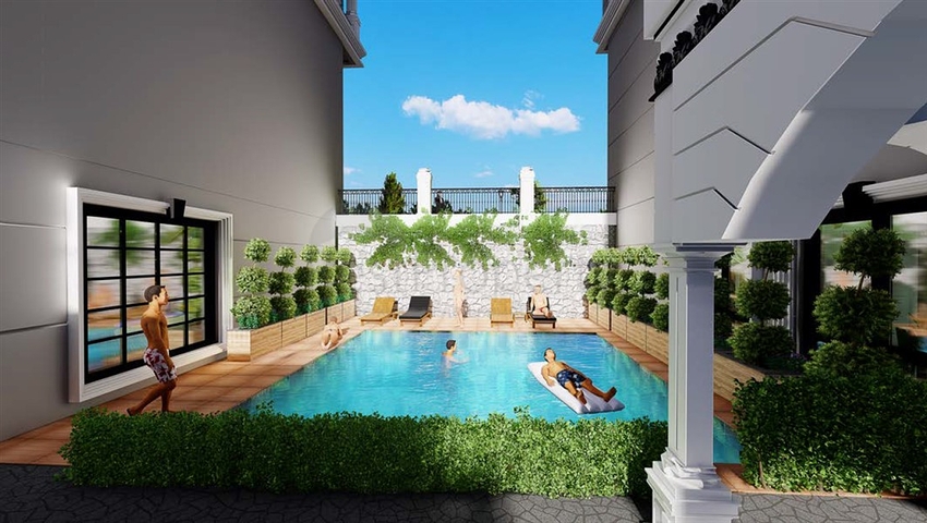 New residential complex in Mahmutlar district