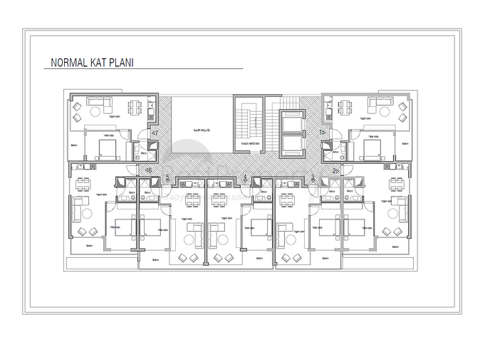 Modern Design - Prime location - Under construction Project - Alanya Center 