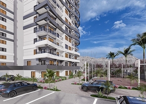 1+1 apartment in a new complex in Mahmutlar district