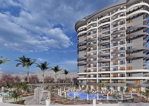 1+1 apartment for sale in Mahmutlar district