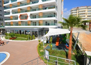 1+1 apartment in a complex with hotel infrastructure in Avsallar district