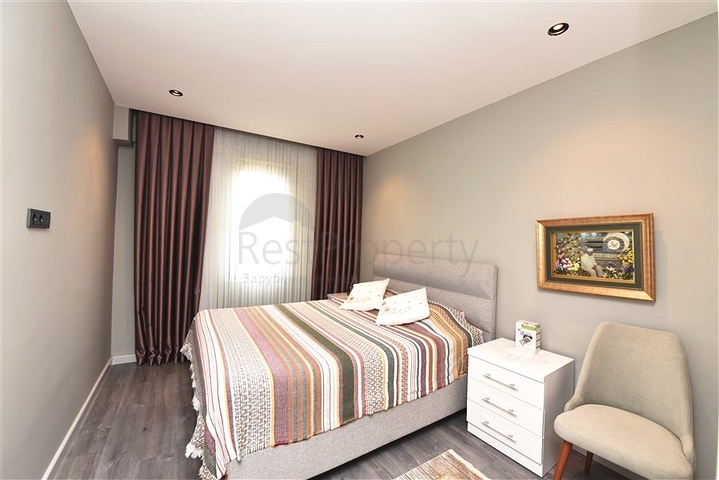 3+1 penthouse for sale in Alanya fortress