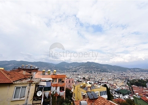 3+1 penthouse for sale in Alanya fortress