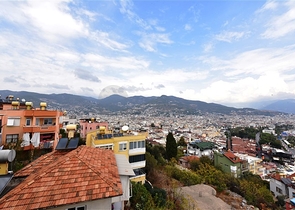 3+1 penthouse for sale in Alanya fortress