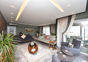 3+1 penthouse for sale in Alanya fortress