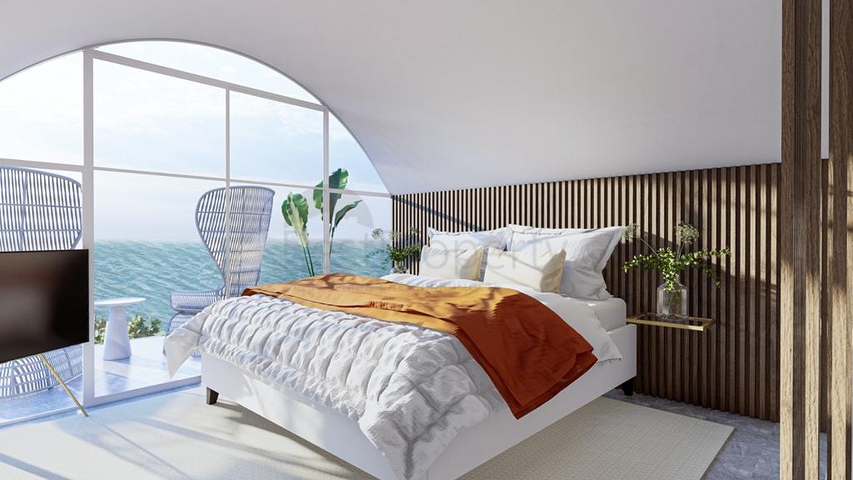 Luxury 4+1 villa with panoramic sea and fortress views 