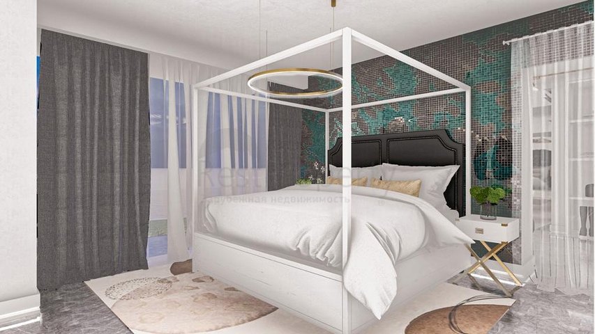 Luxury 4+1 villa with panoramic sea and fortress views 