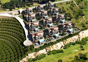 Luxury 4+1 villa with panoramic sea and fortress views 