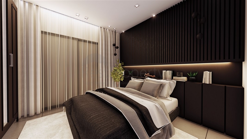 3 Bedroom apartments for sale - under construction project - in Alanya Center 