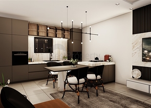 3 Bedroom apartments for sale - under construction project - in Alanya Center 