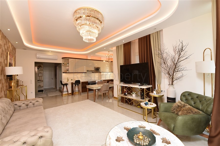 Luxury 2+1 apartment in the most popular complex of Mahmutlar district