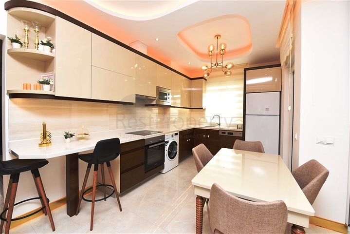Luxury 2+1 apartment in the most popular complex of Mahmutlar district