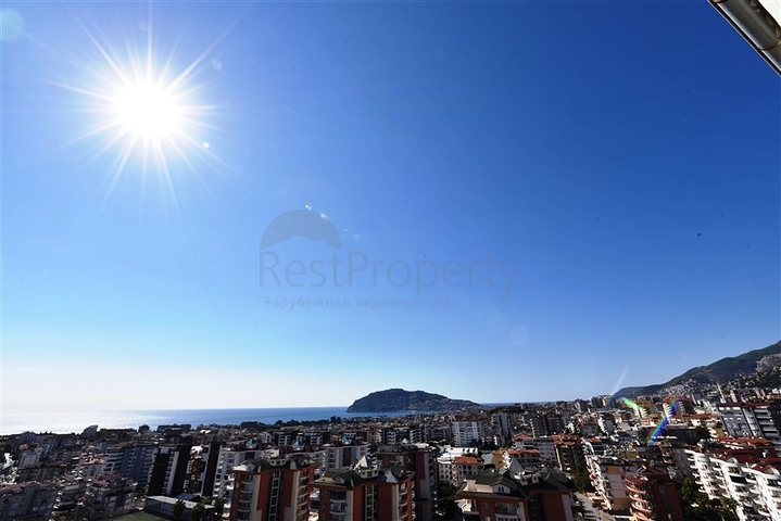 Sea and Castle view - High floor -2 bedroom apt - Cikcili / Alanya 