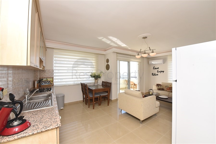 Sea and Castle view - High floor -2 bedroom apt - Cikcili / Alanya 