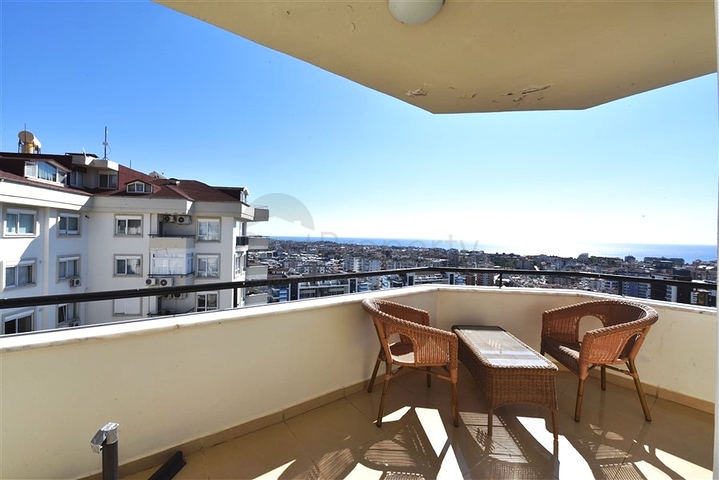Sea and Castle view - High floor -2 bedroom apt - Cikcili / Alanya 